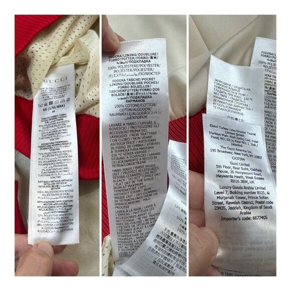 Gucci Logo Light Web Stripe Neoprene Unisex Hoodie XS & Medium NWT 752274 - Picture 14 of 14